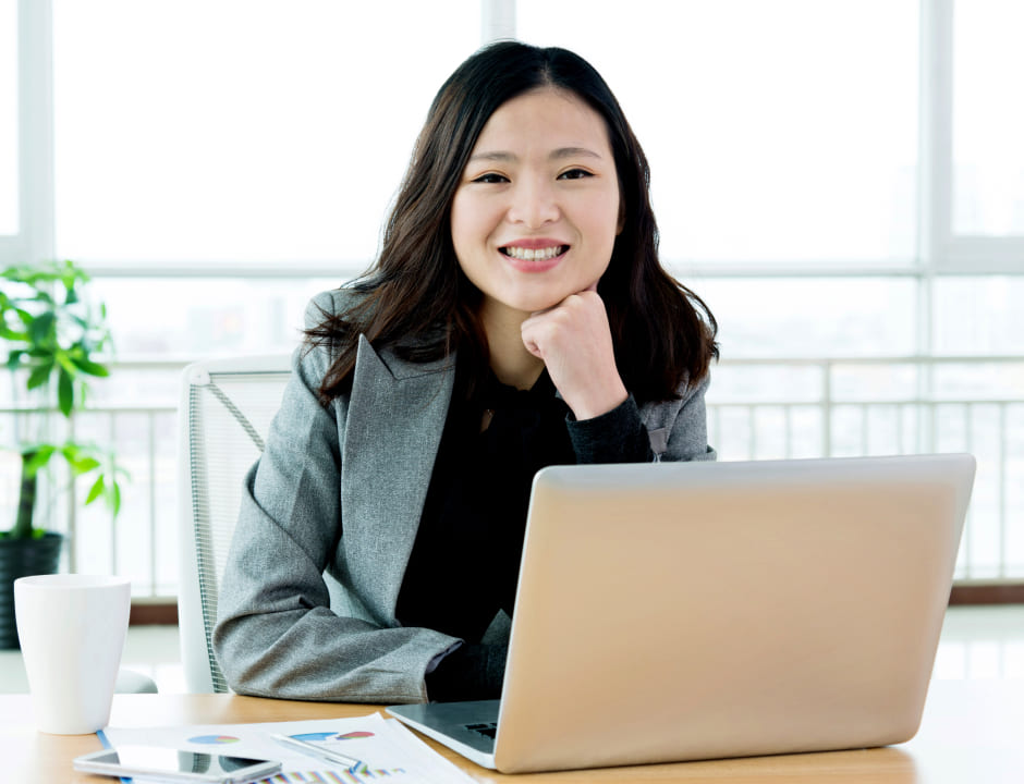 executive woman working